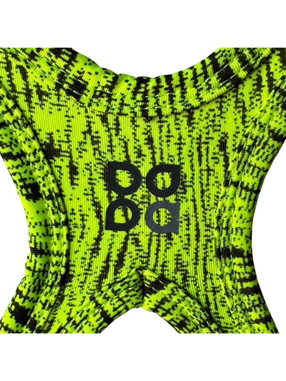 DaDactra Womens Performance Tank Top Neon Yellow/Black S Evapor Tech Activewear - Picture 14 of 16
